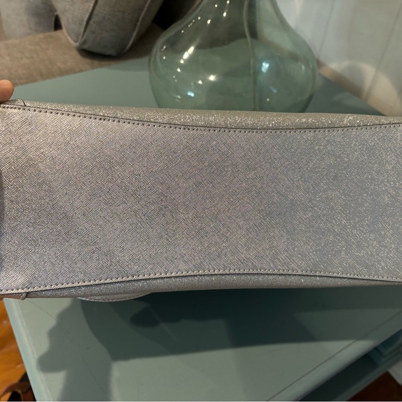 Silver Sparkle Kate Spade Tote - Picture 7 of 8